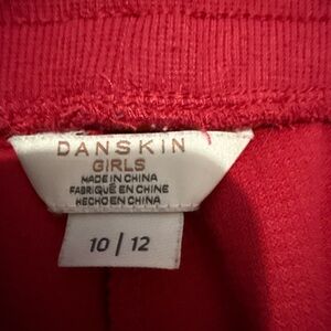 Danskin Girls Bright Red Shirt
